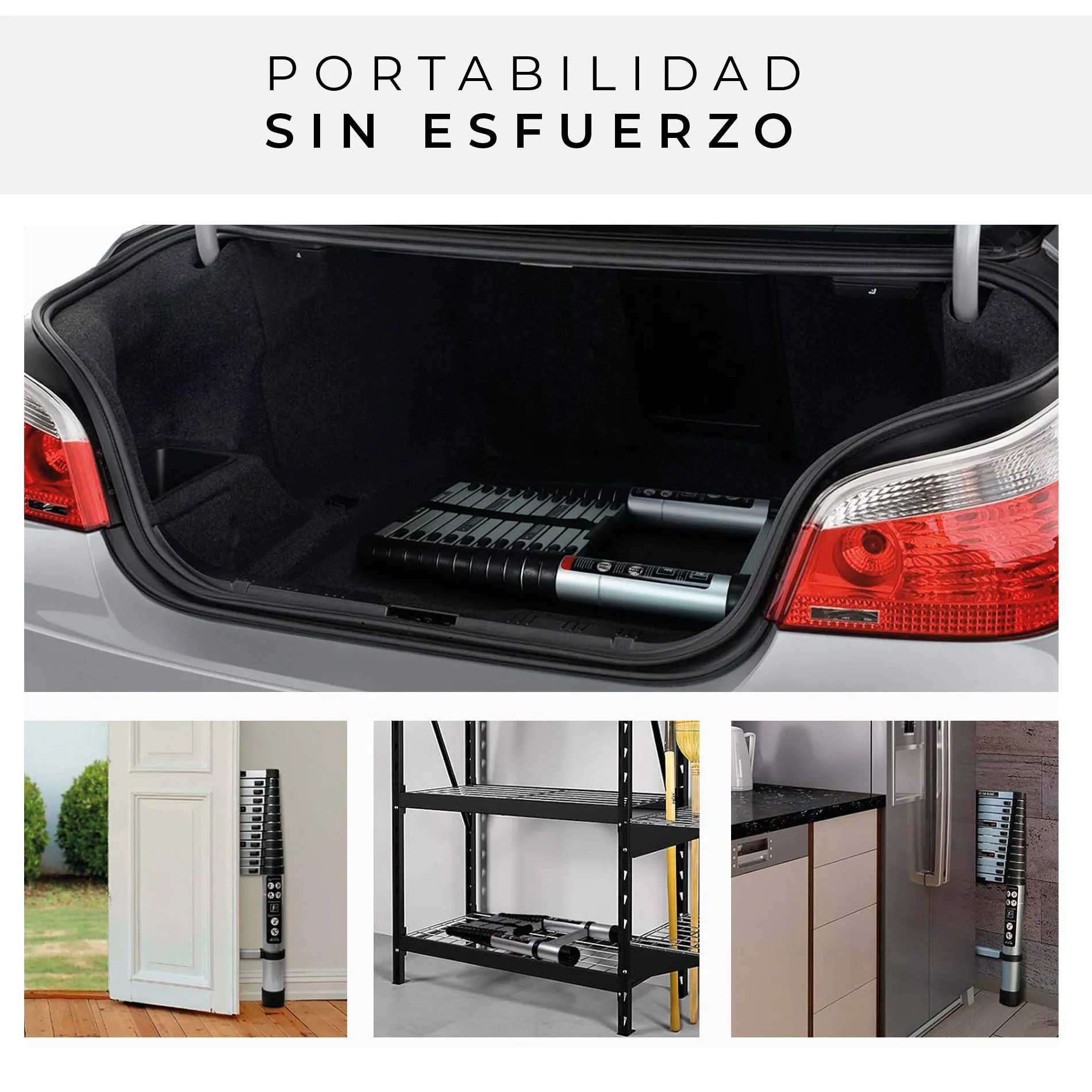 Escalera Telescópica 4,3 Mts Motorhome