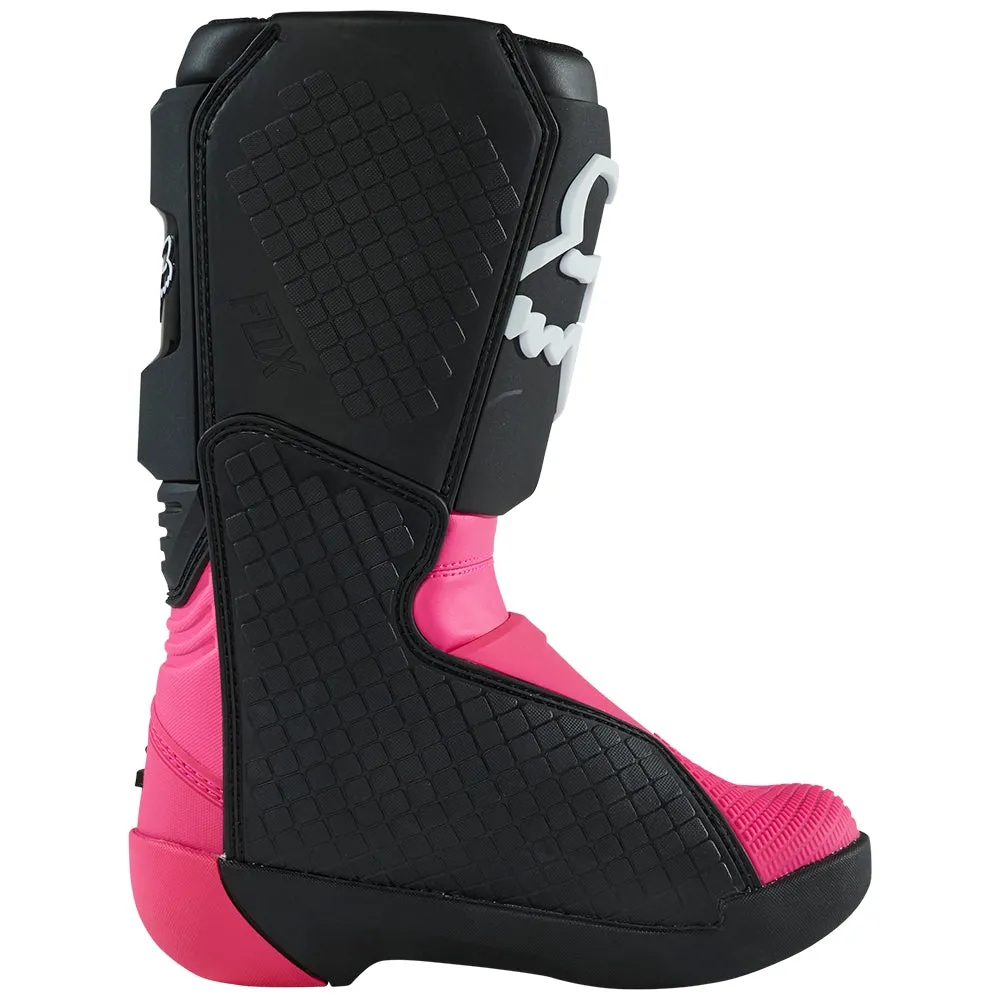 FOX YOUTH COMP BOOTS [BLACK/PINK]