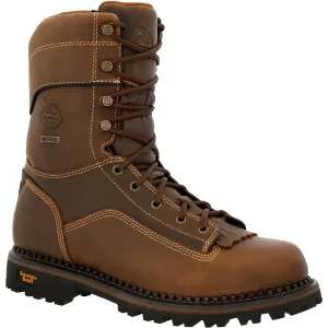 Georgia Men's AMP LT Low Heel Logger 9" Comp Toe Waterproof Work Boot- GB00473