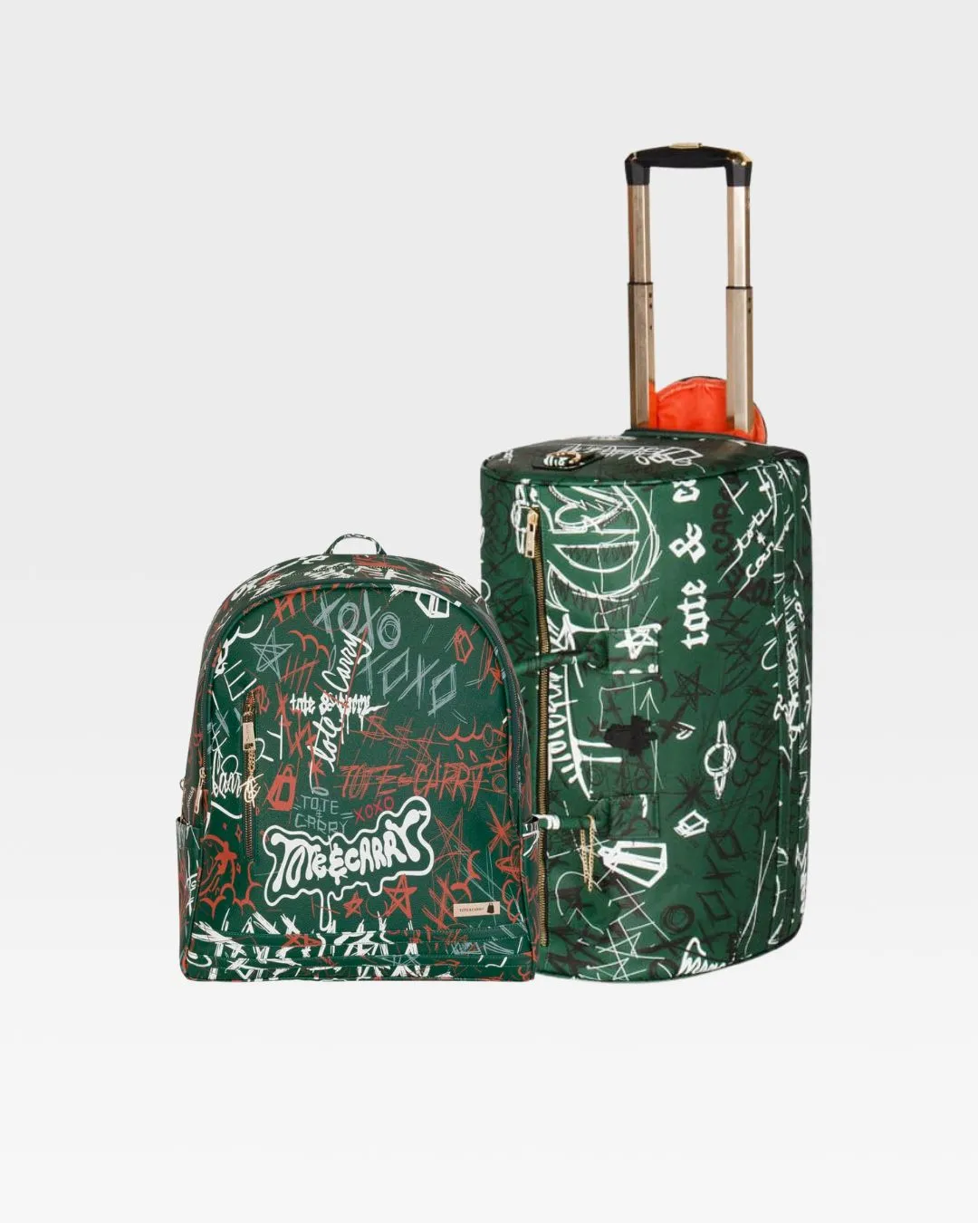 Graffiti Tombstone Roller Duffle Set