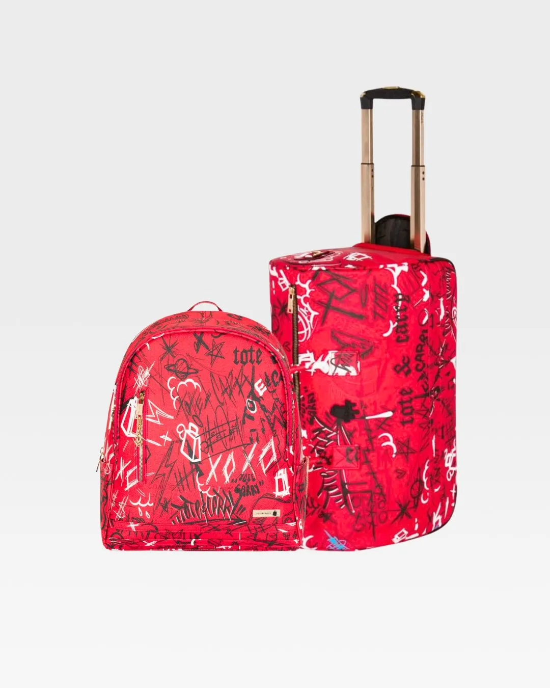 Graffiti Tombstone Roller Duffle Set