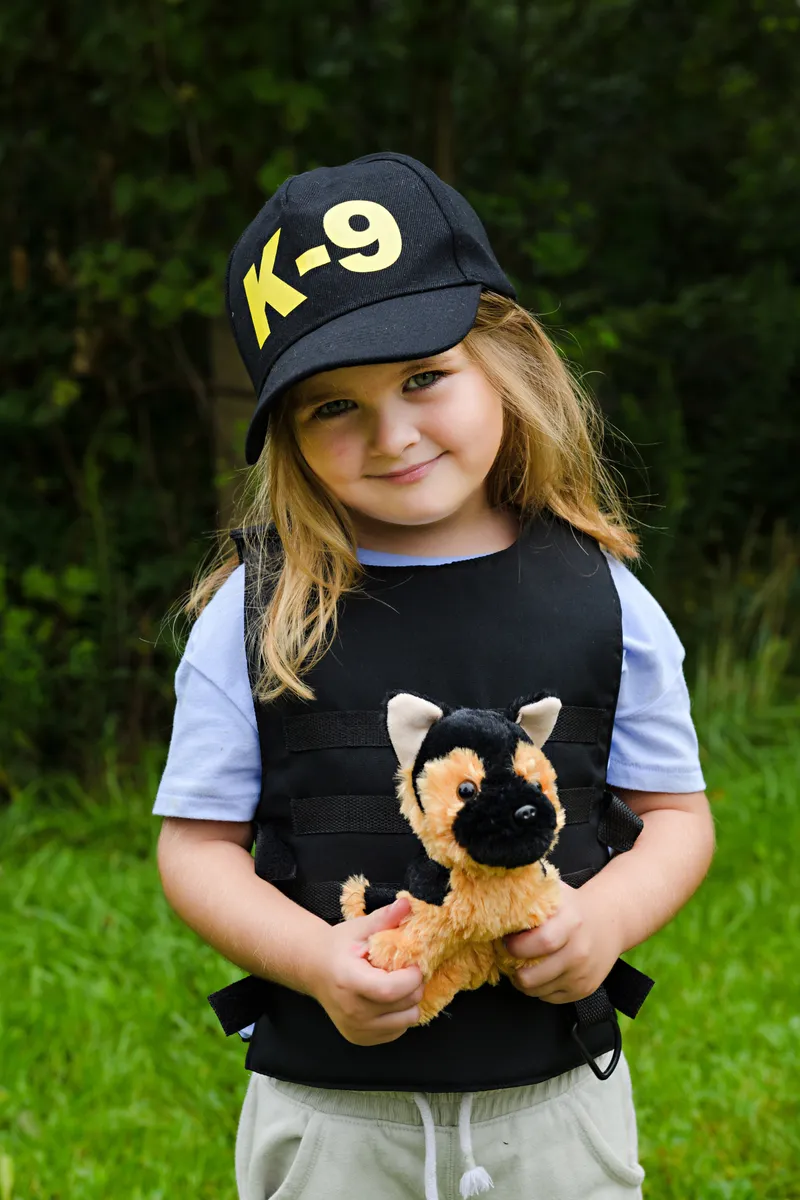 Great Pretenders K9 Unit Police Set, Vest, Hat & Plush Puppy, Size 5-6