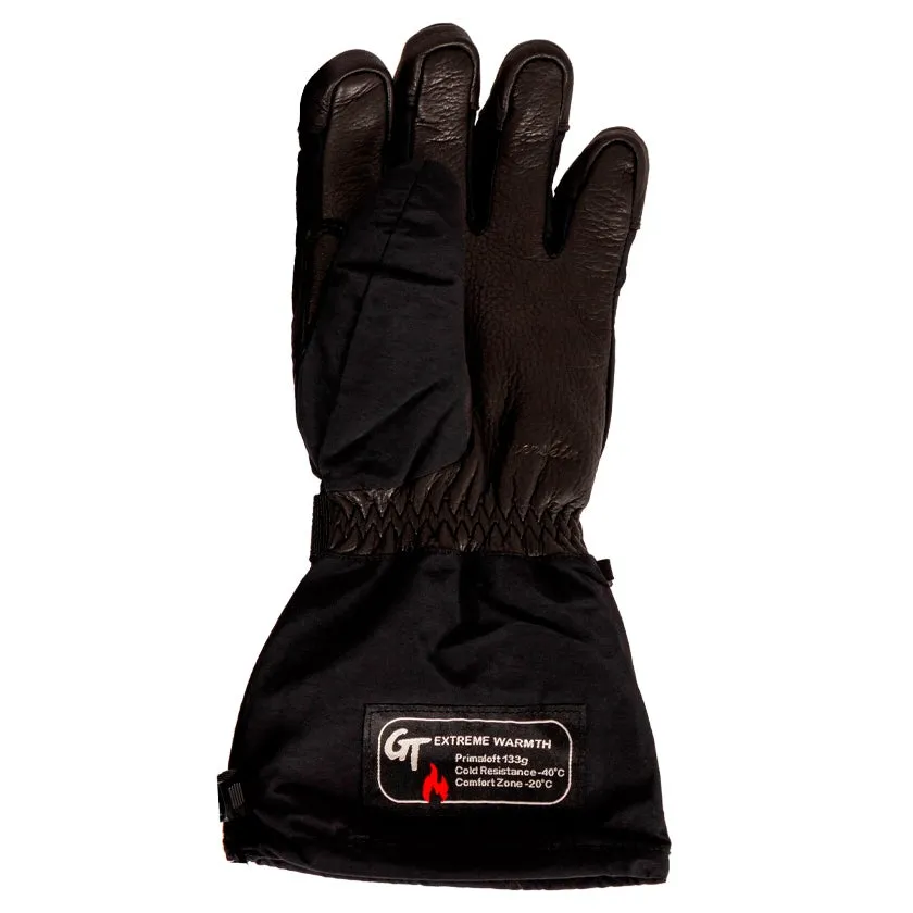 Green Trail Deer Leather Gloves