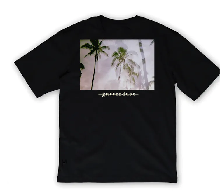 Haven Surf x Gutterdust - Green Eyes Tee Shirt - Black