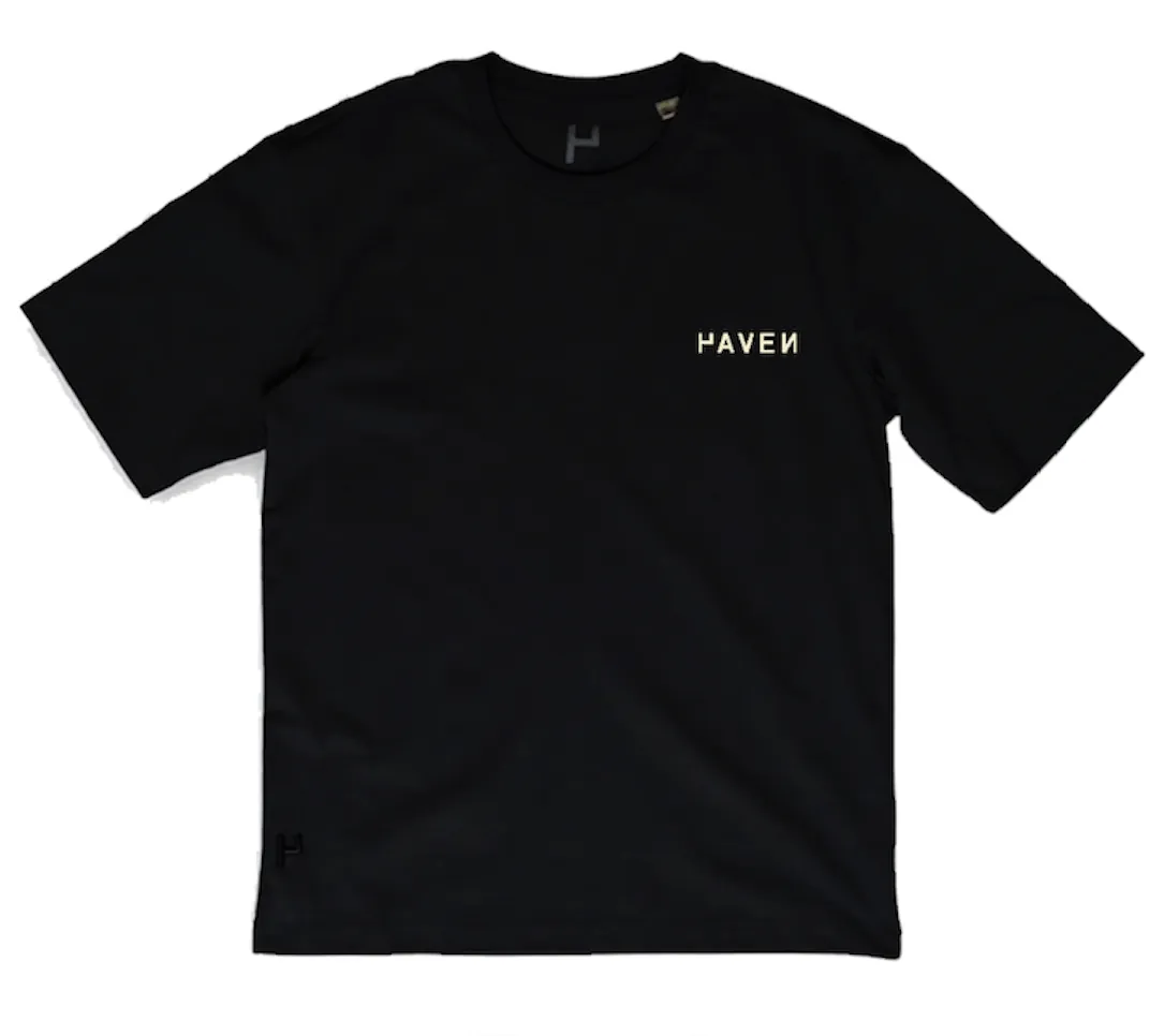 Haven Surf x Gutterdust - Green Eyes Tee Shirt - Black