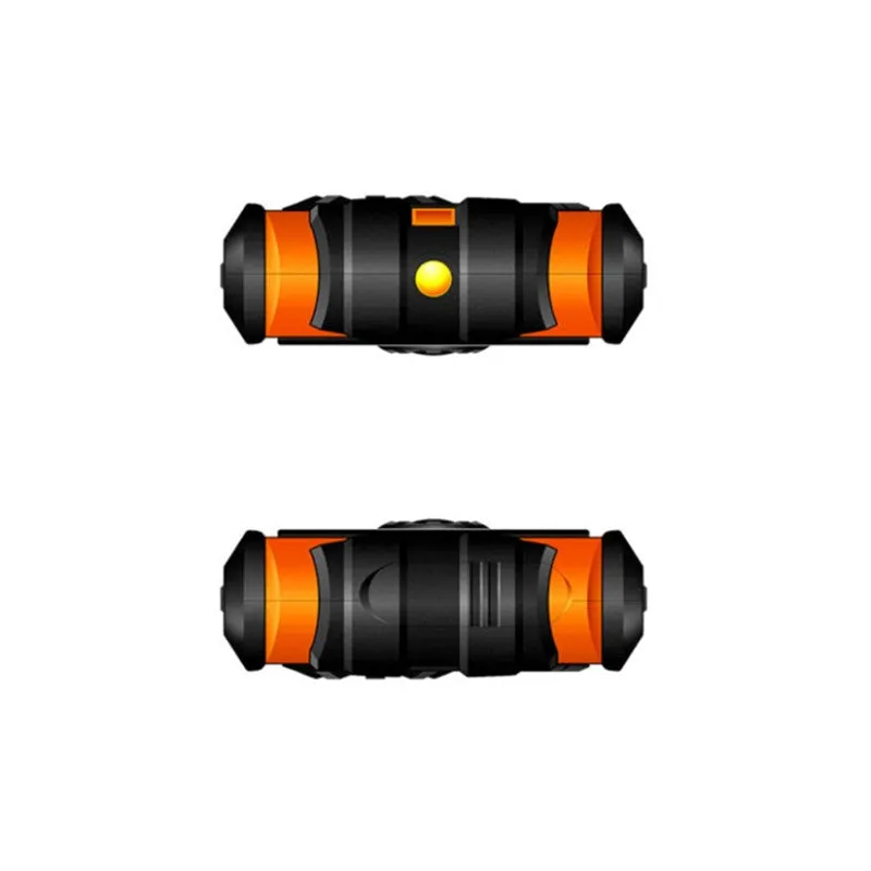 Huadoo H3 Rugged Phone - IP68 Waterproof, FM Radio, 0.3MP Camera, 200 Lumen Flashlight, 2700mAh Battery, 2.4-Inch (Orange)