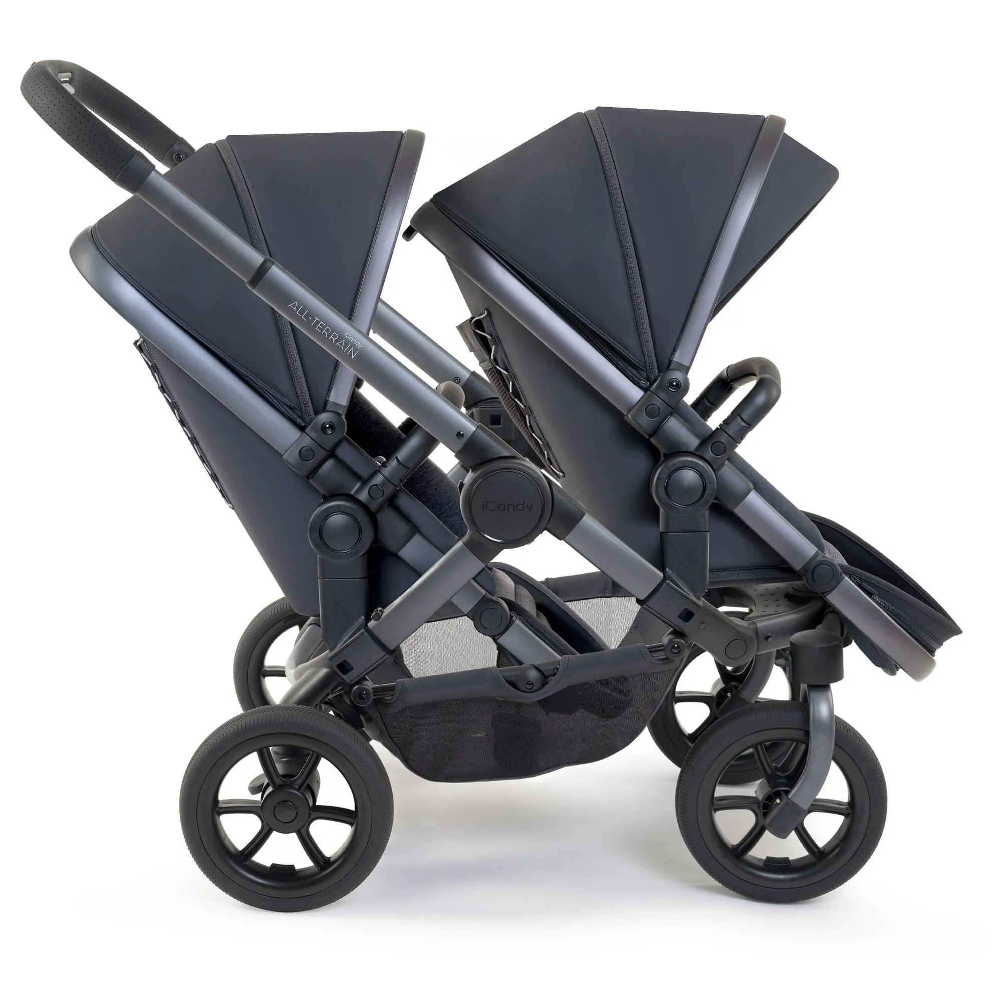iCandy Peach 7 All Terrain Complete Double Cocoon Bundle in Storm