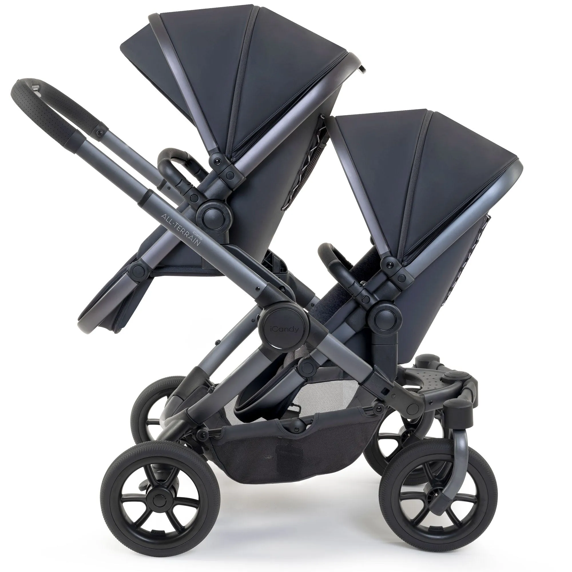 iCandy Peach 7 All Terrain Complete Double Cocoon Bundle in Storm