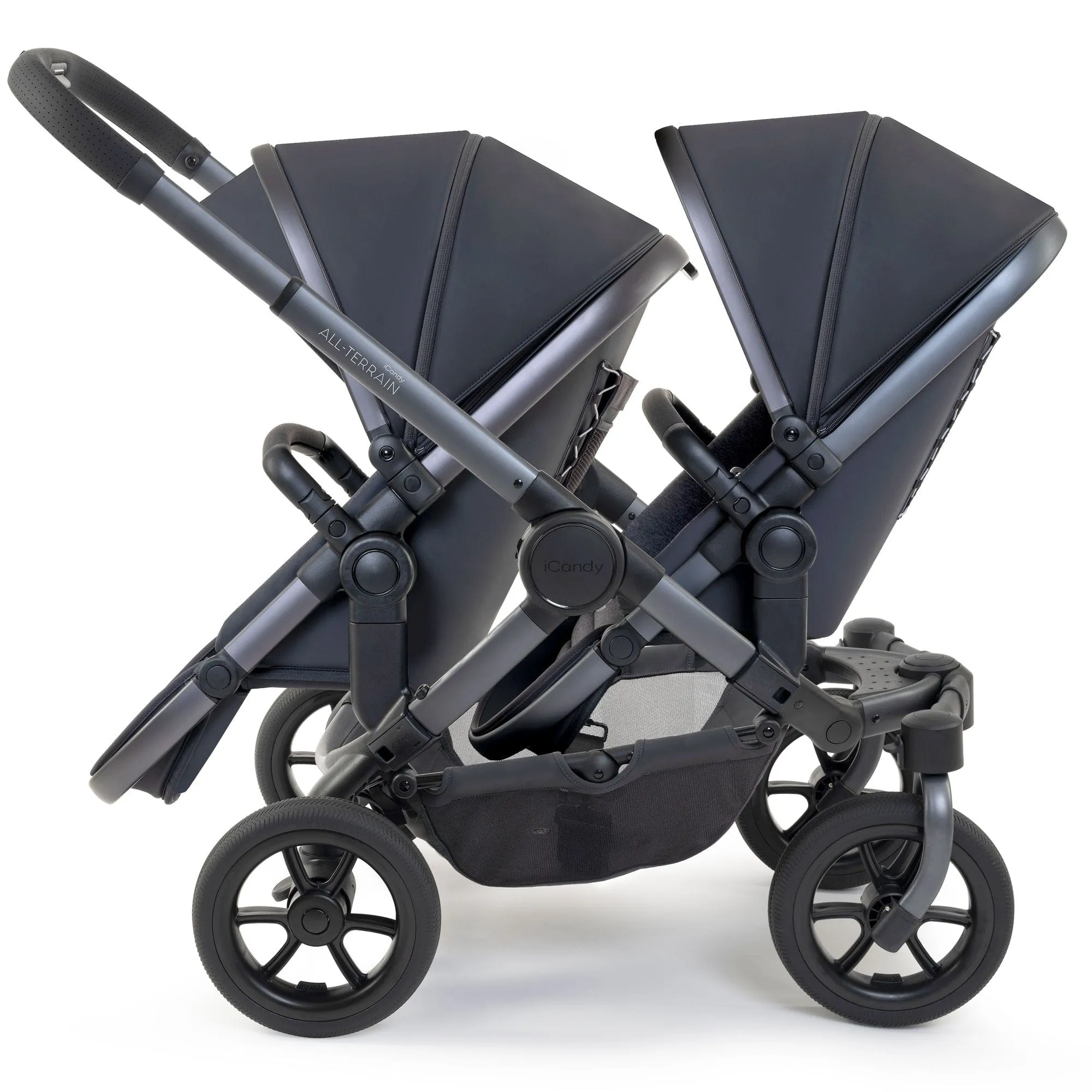 iCandy Peach 7 All Terrain Complete Double Cocoon Bundle in Storm