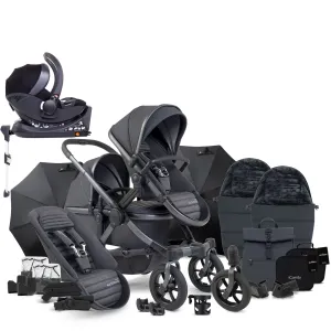 iCandy Peach 7 All Terrain Complete Double Cocoon Bundle in Storm
