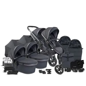 iCandy Peach 7 All Terrain Complete Twin Bundle in Storm