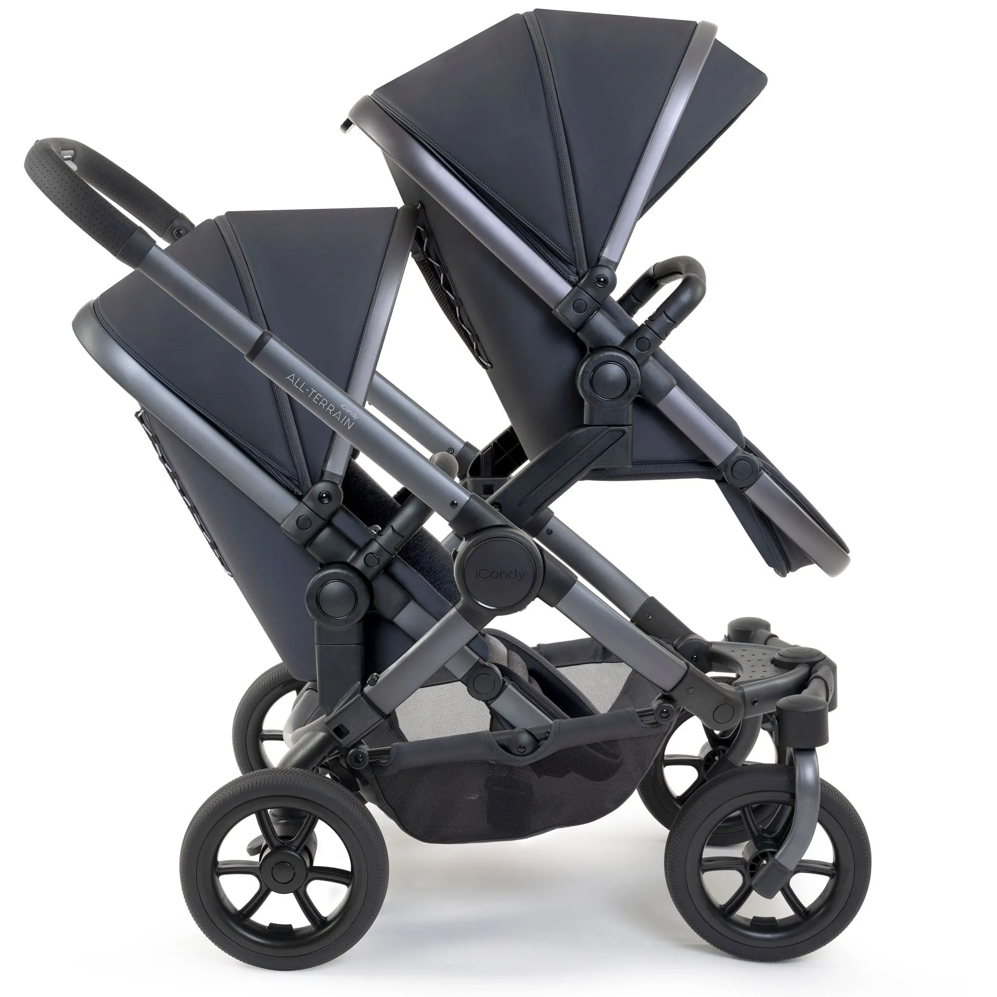 iCandy Peach 7 All Terrain Complete Twin Bundle in Storm