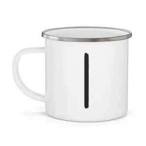 Isa (Ice) Viking Rune Enamel Camping Mug