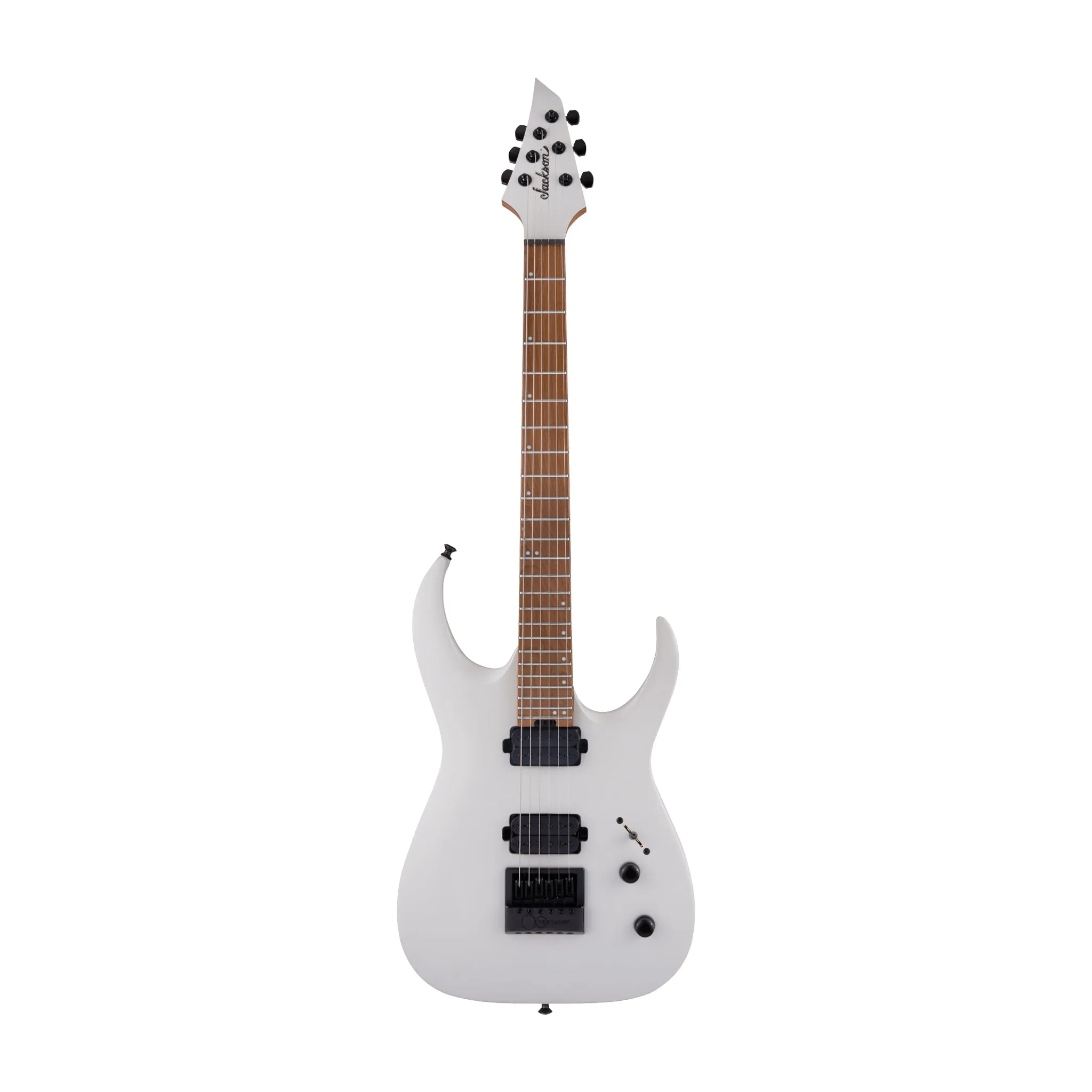 Jackson Pro Series Signature Misha Mansoor Juggernaut ET6 Electric, Caramelized Maple FB, Chalk Gray