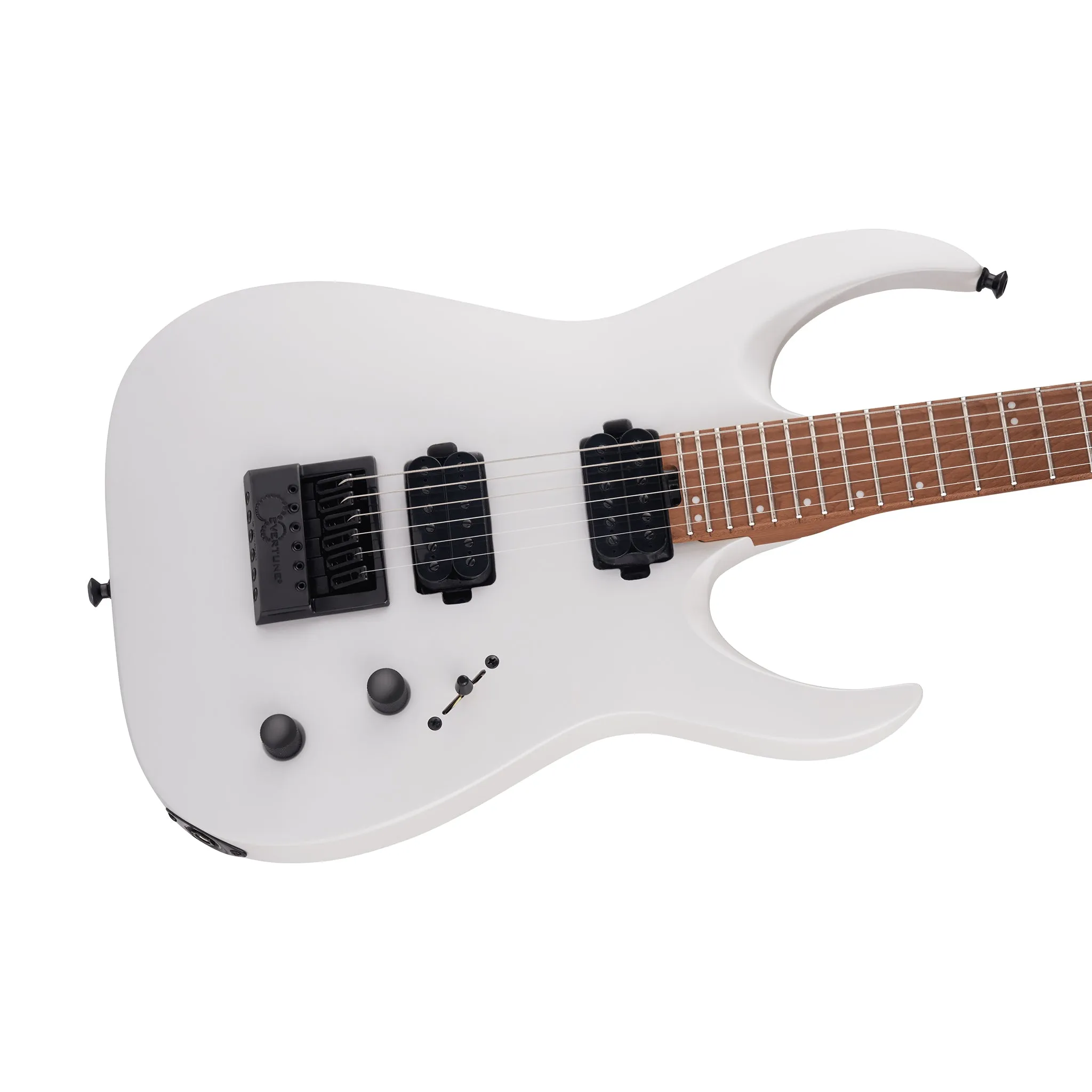Jackson Pro Series Signature Misha Mansoor Juggernaut ET6 Electric, Caramelized Maple FB, Chalk Gray