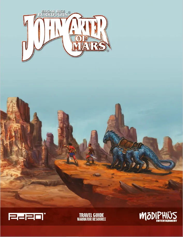 John Carter of Mars: Legacy Map of Barsoom