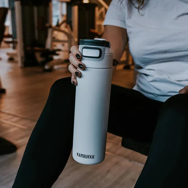 Kambukka Elton Insulated Water Bottle - 600ml - Chalk White