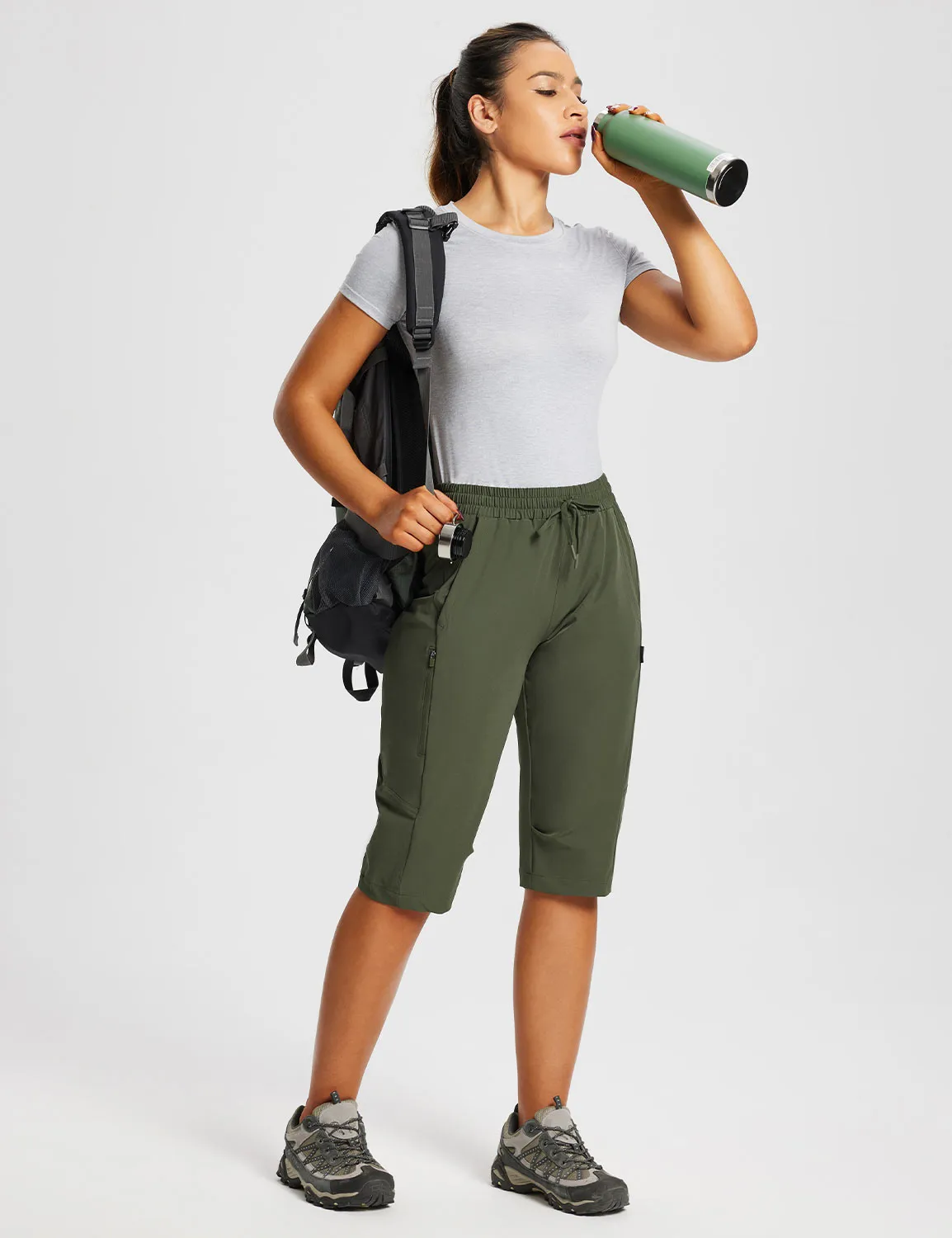 Laureate UPF50  DWR Pocketed Capris