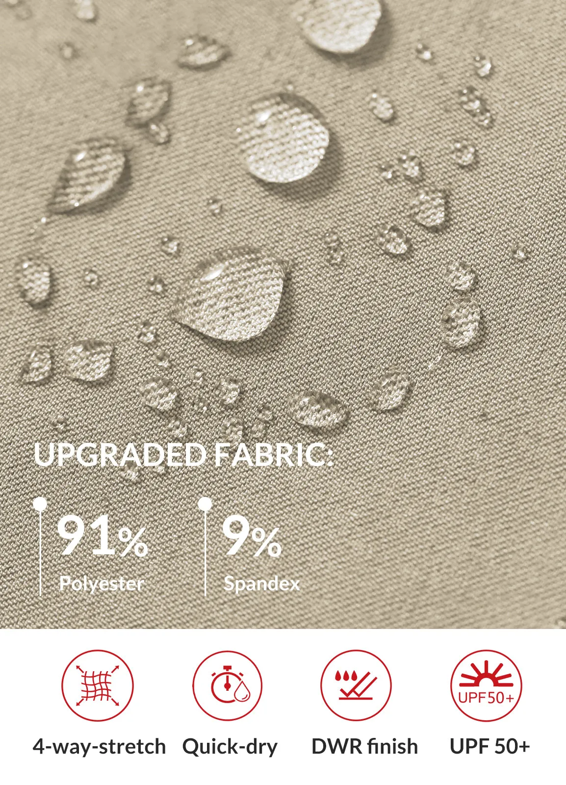 Laureate UPF50  DWR Pocketed Capris