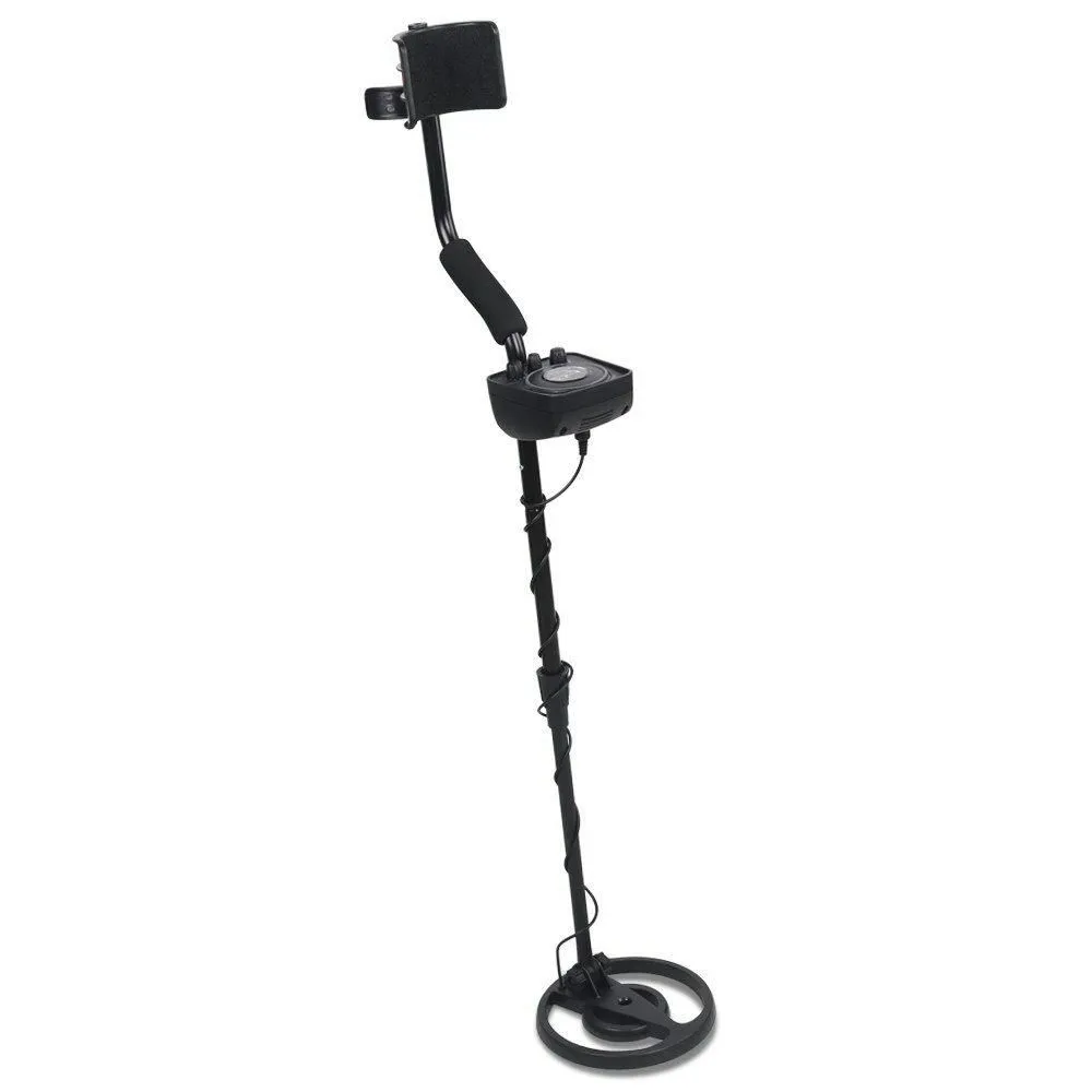 Led Metal Detector with Headphones Black