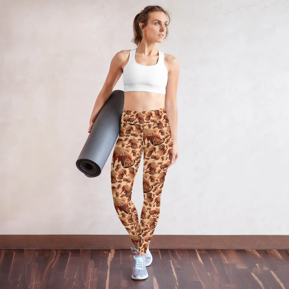 Leggings 'Feathers boots'