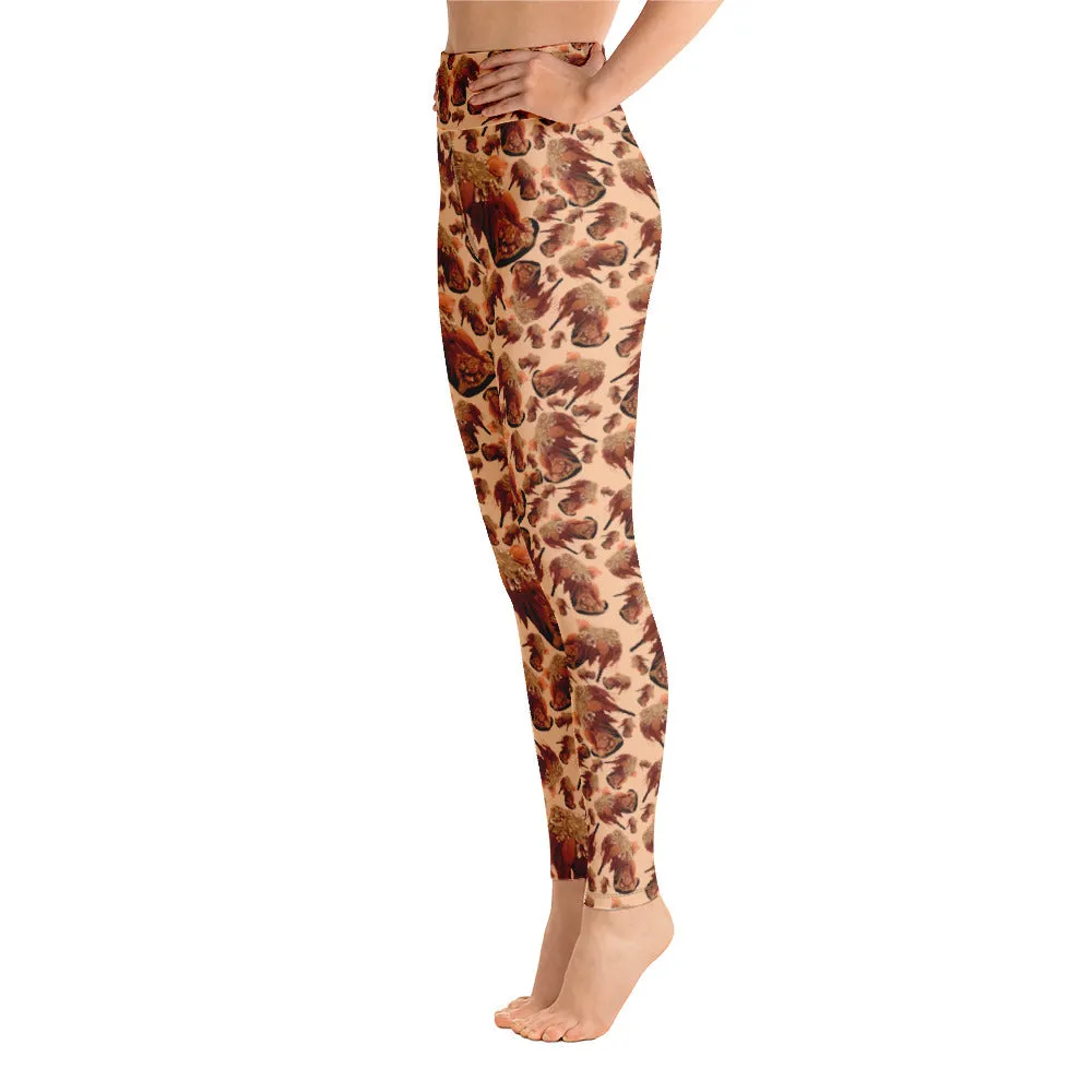 Leggings 'Feathers boots'