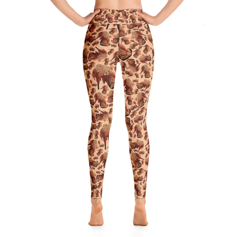 Leggings 'Feathers boots'