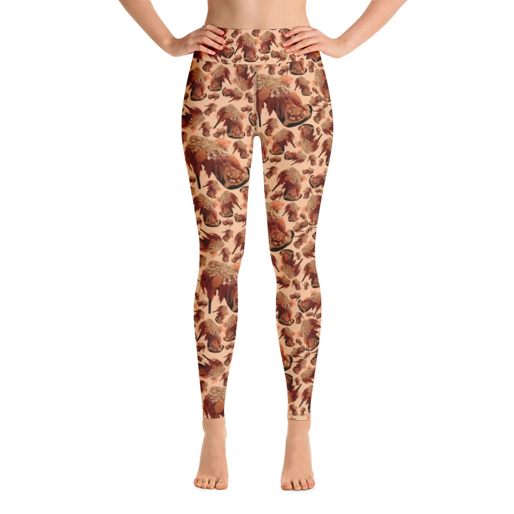 Leggings 'Feathers boots'