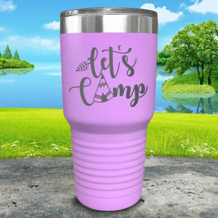 Let's Camp Engraved Tumbler