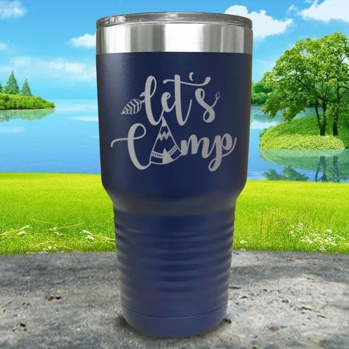 Let's Camp Engraved Tumbler