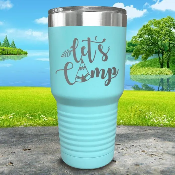 Let's Camp Engraved Tumbler