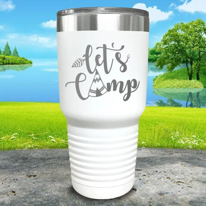 Let's Camp Engraved Tumbler