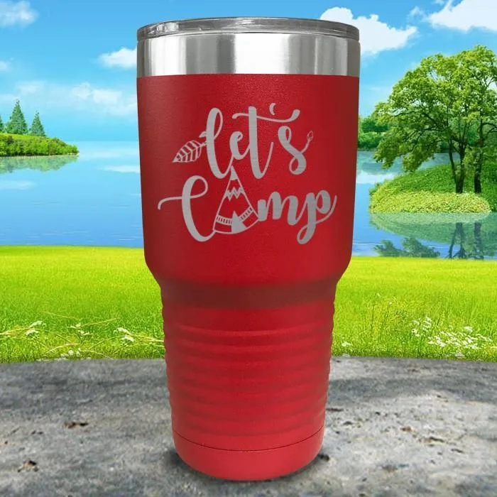 Let's Camp Engraved Tumbler