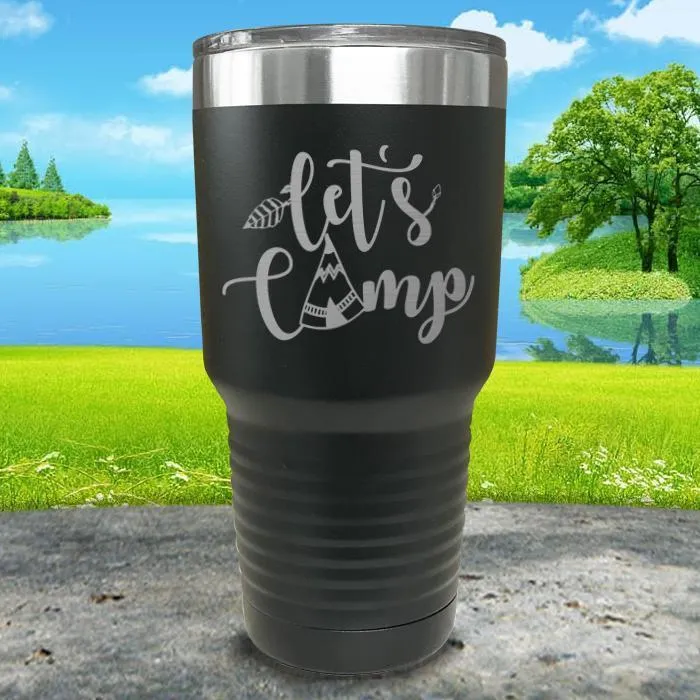 Let's Camp Engraved Tumbler