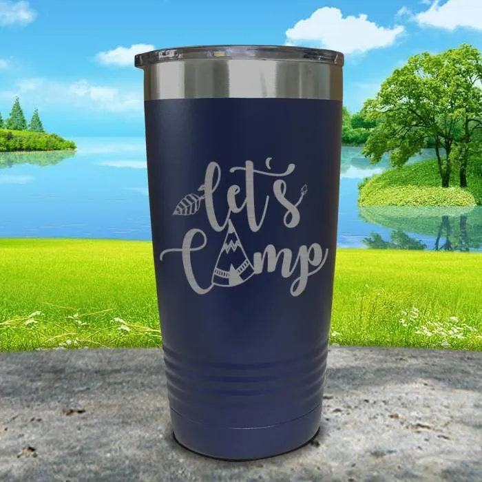 Let's Camp Engraved Tumbler
