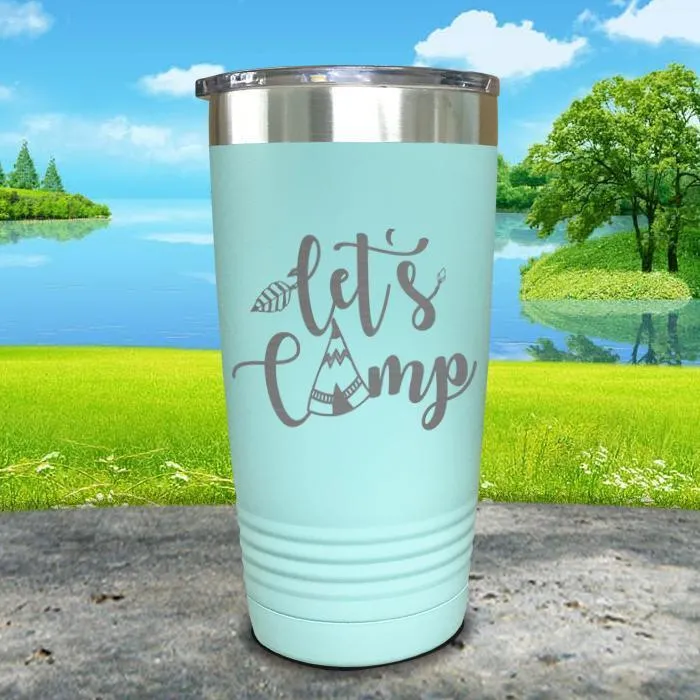 Let's Camp Engraved Tumbler