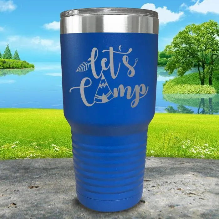 Let's Camp Engraved Tumbler