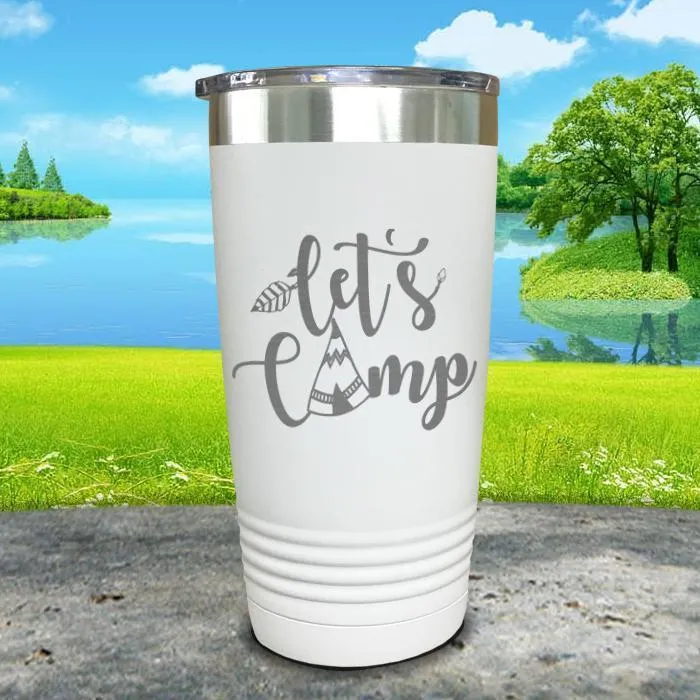 Let's Camp Engraved Tumbler