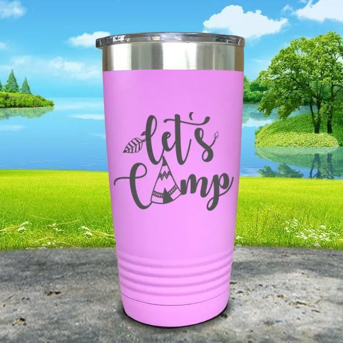 Let's Camp Engraved Tumbler