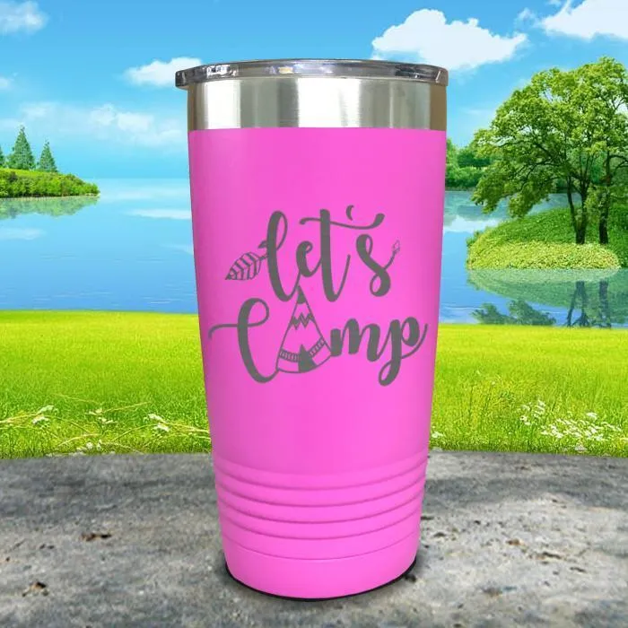 Let's Camp Engraved Tumbler
