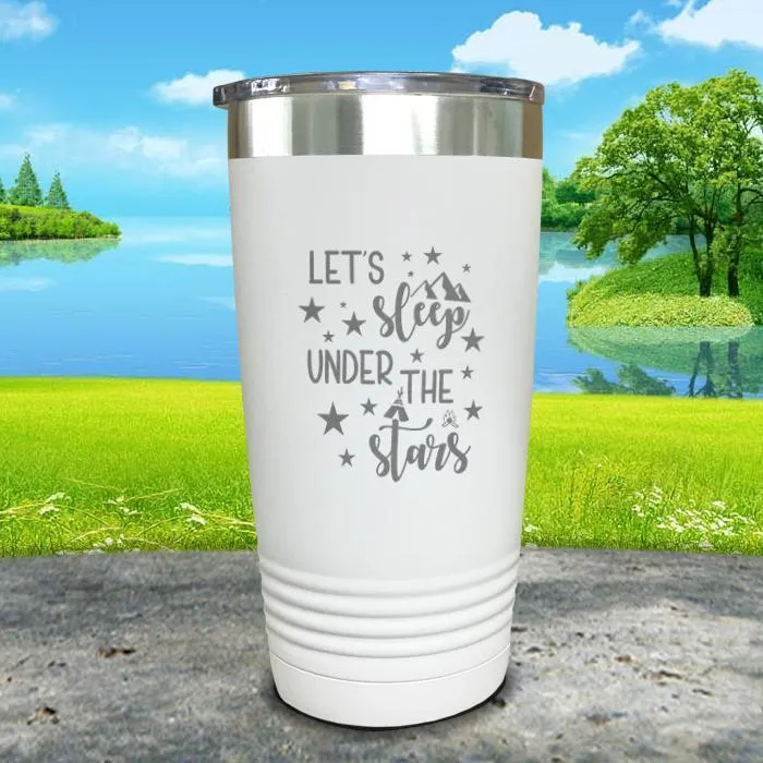 Let's Sleep Under the Stars Engraved Tumbler