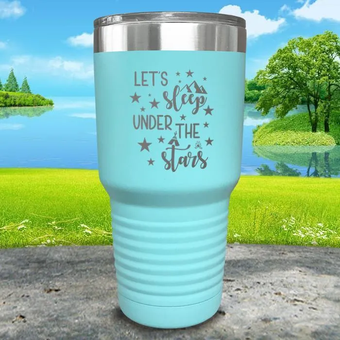 Let's Sleep Under the Stars Engraved Tumbler