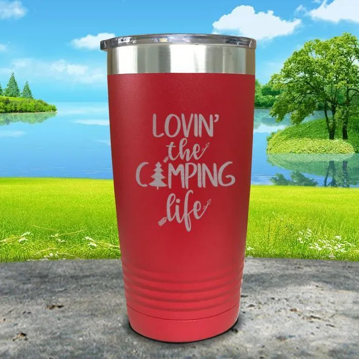 Lovin The Camp Life Engraved Tumbler