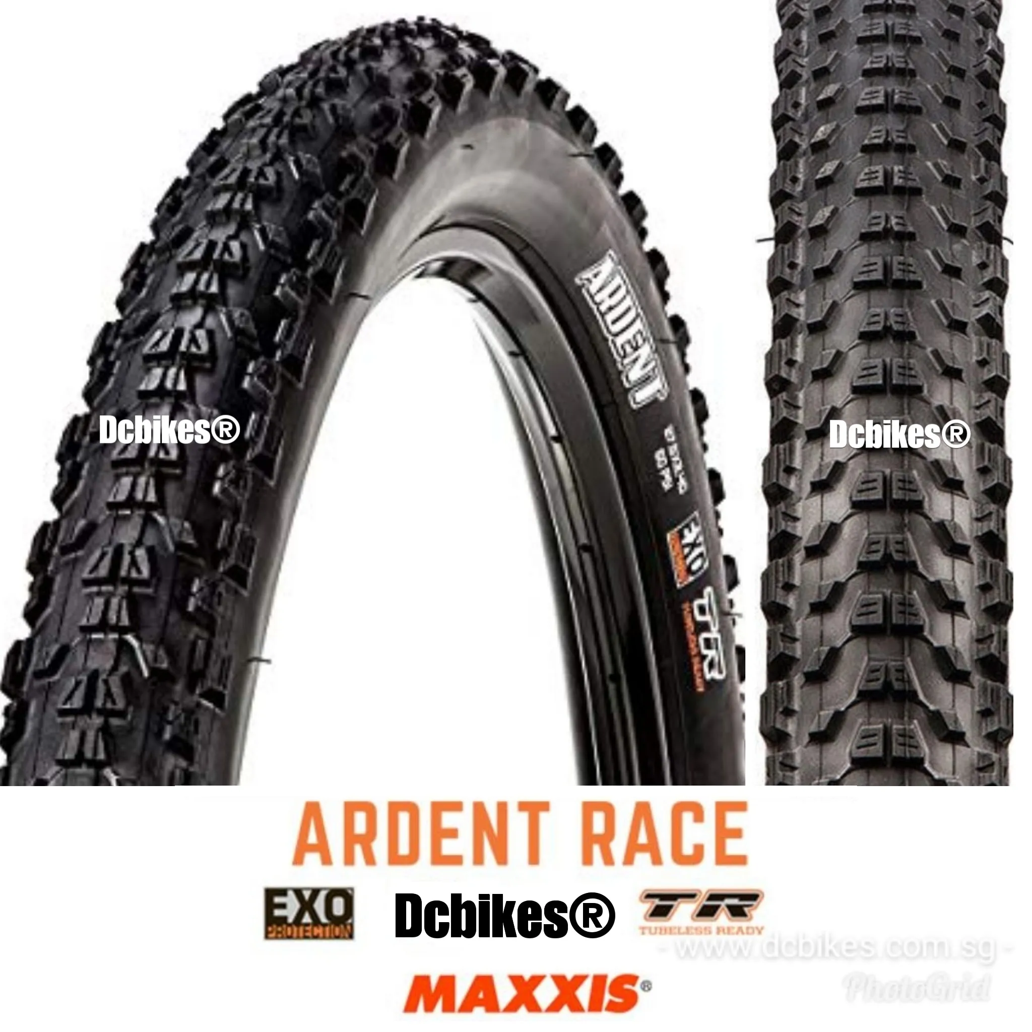 Maxxis 27.5 | 29 X 2.2 Ardent Race EXO Tubeless Ready MTB Folding Tyres (2 Tires) 