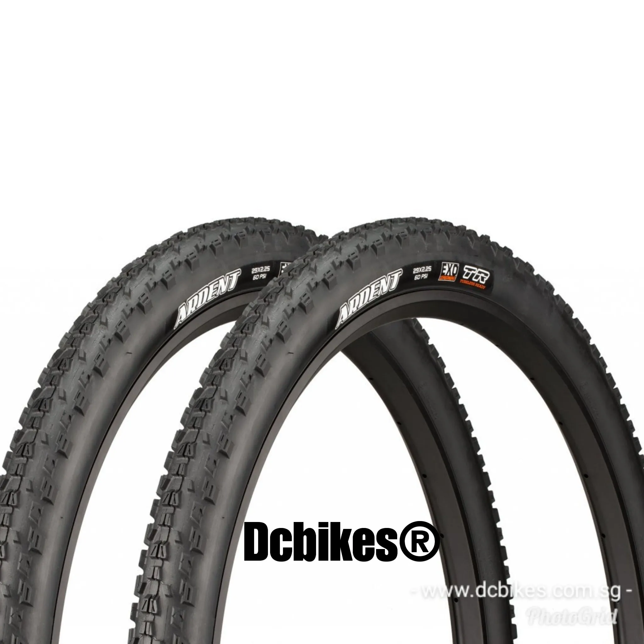 Maxxis 27.5 X 2.25/2.4 Ardent MTB Folding Tyres - EXO - Tubeless Ready 650B (2 Tires)