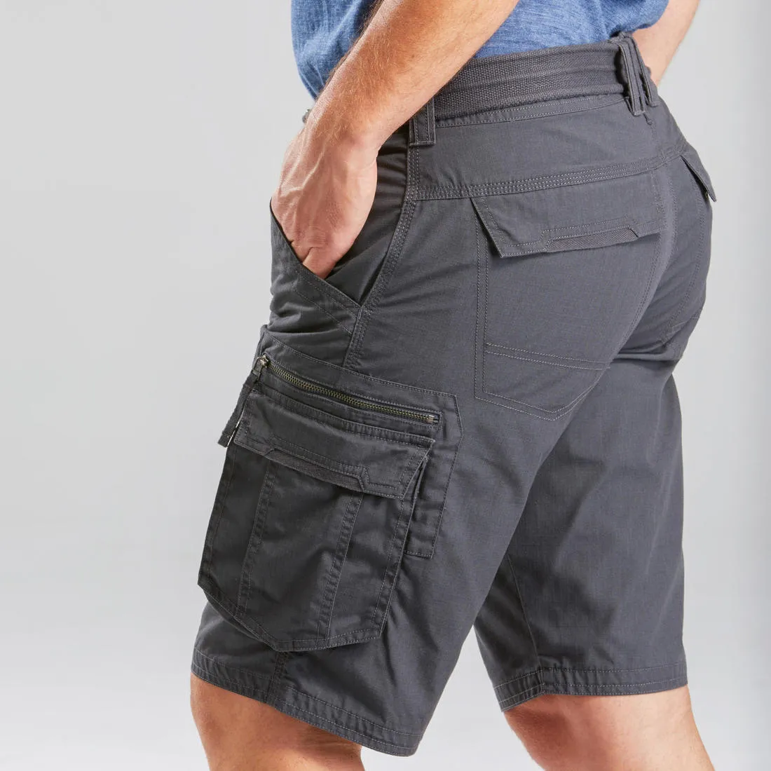 Men's Travel Trekking Cargo Shorts - TRAVEL 500