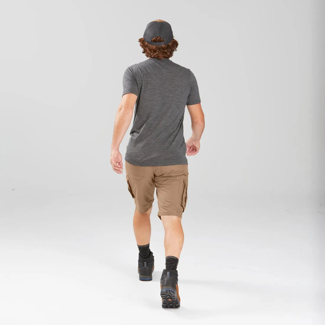 Men's Travel Trekking Cargo Shorts - TRAVEL 500