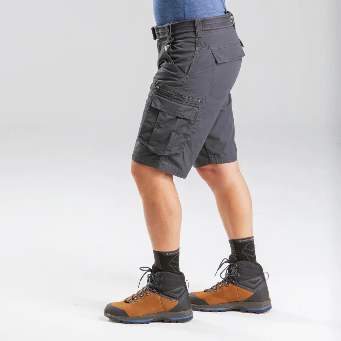Men's Travel Trekking Cargo Shorts - TRAVEL 500