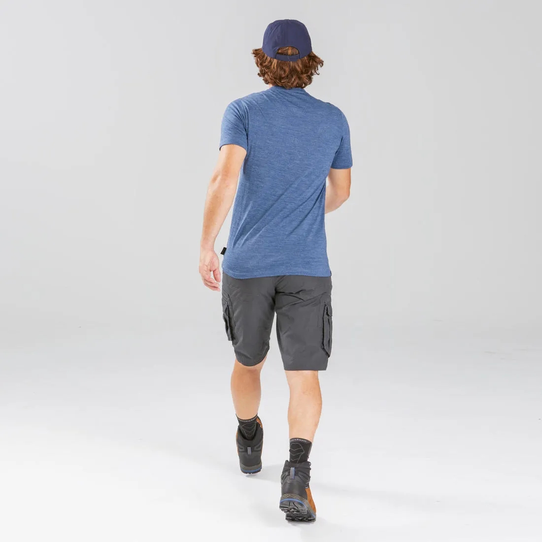 Men's Travel Trekking Cargo Shorts - TRAVEL 500