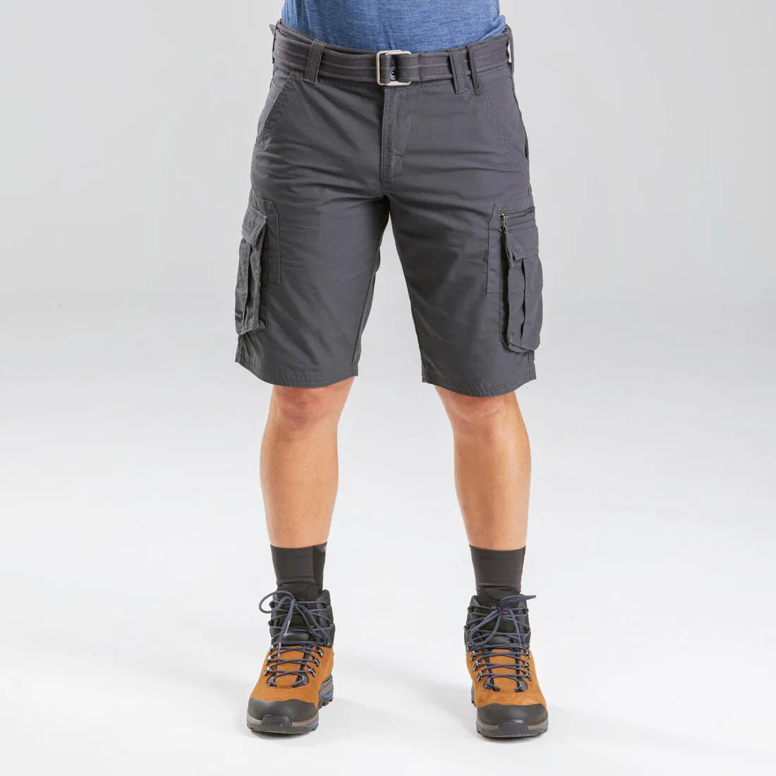 Men's Travel Trekking Cargo Shorts - TRAVEL 500